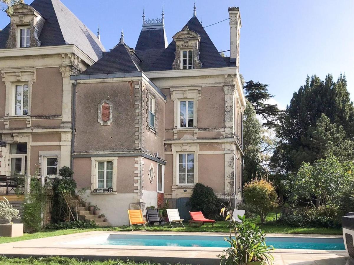 Maison De Maitre Avec Piscine Et Jardin - Coeur Des Coteaux Du Layon, Proche Angers Et Saumur - Fr-1-622-55 Bed and Breakfast Faye-d'Anjou Esterno foto